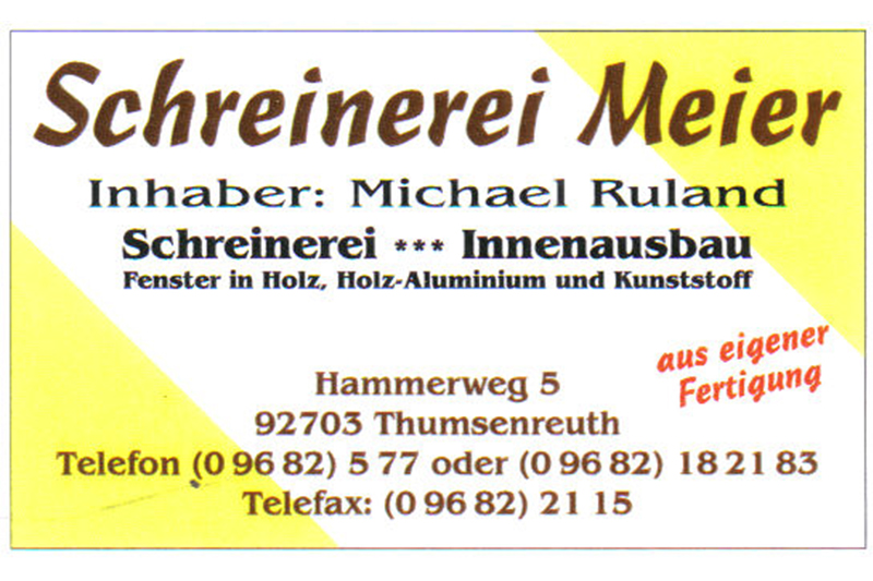 Schreinerei Meier